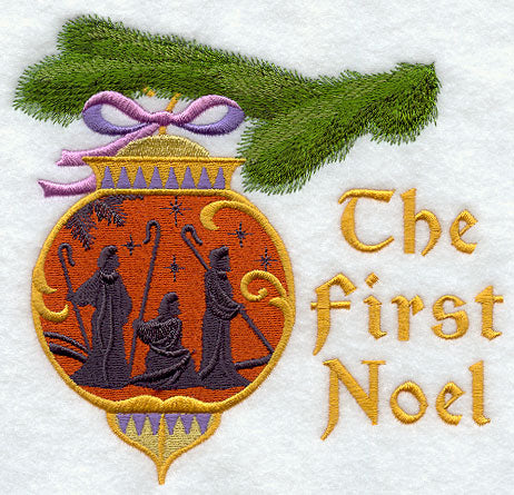 Silhouette Ornament - The First Noel
