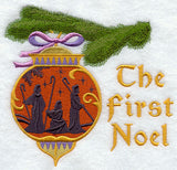 Silhouette Ornament - The First Noel