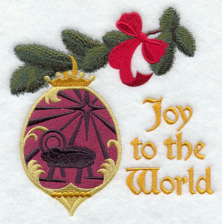 Silhouette Ornament - Joy to the World