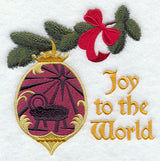 Silhouette Ornament - Joy to the World