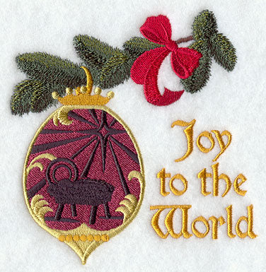 Silhouette Ornament - Joy to the World