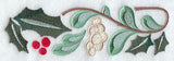 Arts & Crafts Christmas Border - Holly & Mistletoe