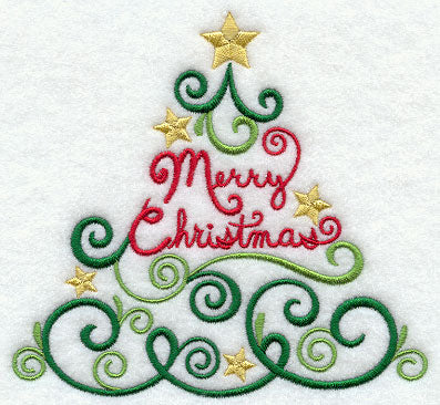 Season's Tidings Tree - Merry Christmas