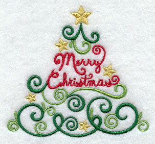 Season's Tidings Tree - Merry Christmas