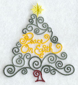 Season's Tidings Tree - Peace on Earth