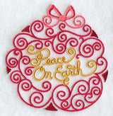 Season's Tidings Ornament - Peace on Earth