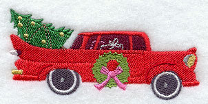 Christmas Classic Car