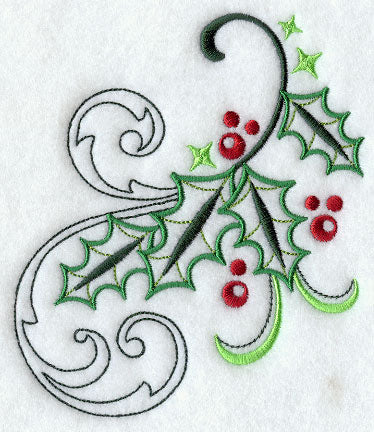 Holly and Stars (Vintage)