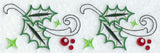 Holly and Stars Border (Vintage)