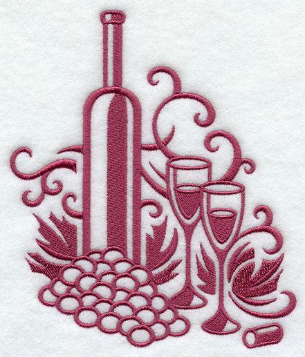 Wine and Dine Damask