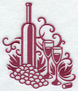 Wine and Dine Damask
