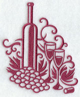 Wine and Dine Damask