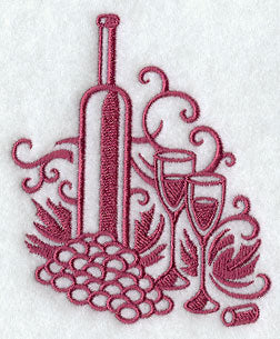 Wine and Dine Damask