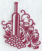 Wine and Dine Damask