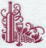 Wine and Dine Damask Corner