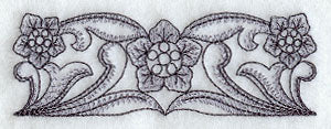 Antique Flowers Border