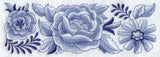 Delft Blue Country Kitchen Border