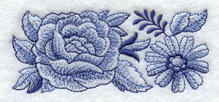 Delft Blue Country Kitchen Border