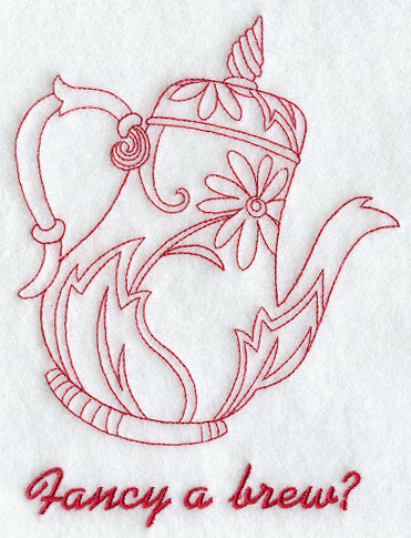 Fancy a Brew? (Redwork)