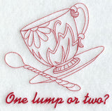One Lump or Two? (Redwork)