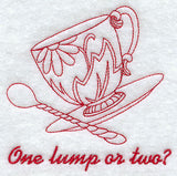 One Lump or Two? (Redwork)