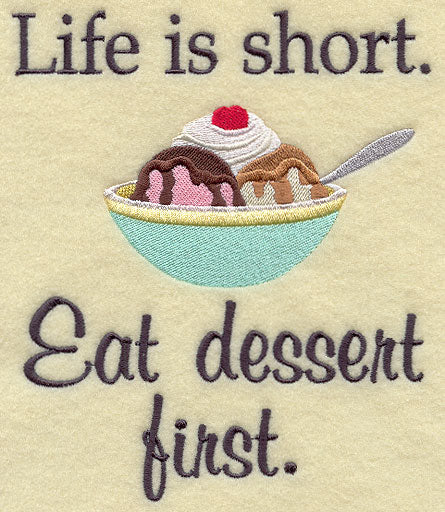 Eat Dessert First with Sundae