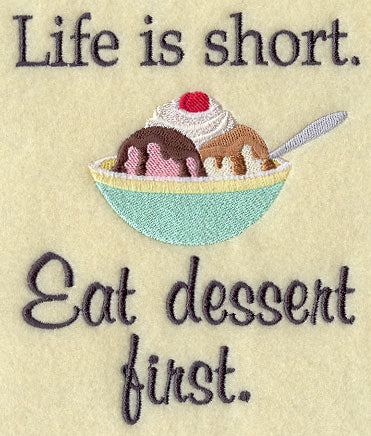 Eat Dessert First with Sundae