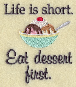 Eat Dessert First with Sundae