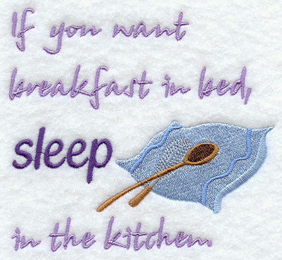 Sleep in the Kitchen