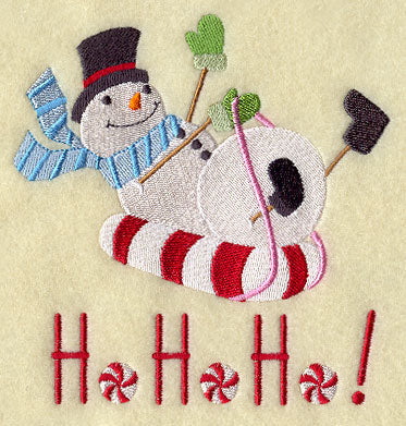 Ho Ho Ho! Peppermint Snowman