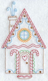 Gingerbread House (Redwork)