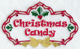 Christmas Candy Label