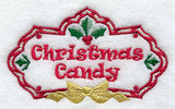Christmas Candy Label