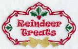 Reindeer Treats Label