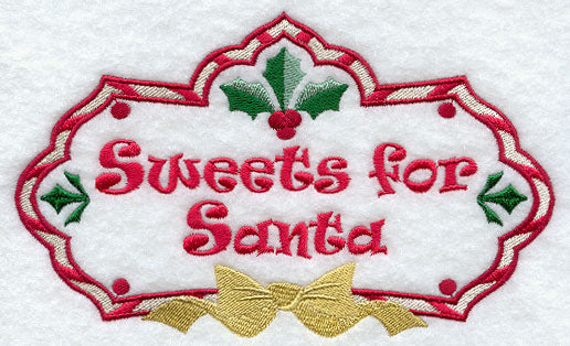 Sweets for Santa Label