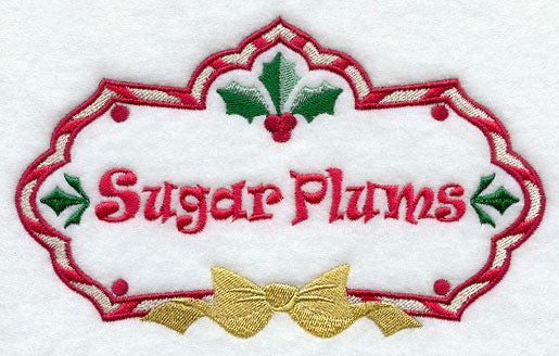 Sugar Plums Label