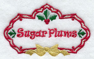 Sugar Plums Label