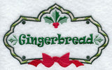Gingerbread Label