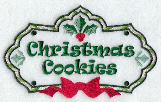 Christmas Cookies Label