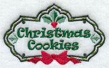 Christmas Cookies Label