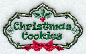 Christmas Cookies Label