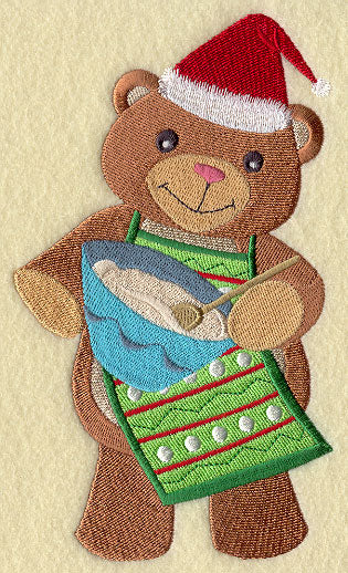 Beary Christmas Baker - Mixing Dough