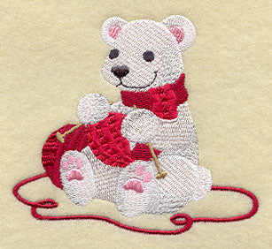 Knitting Polar Bear