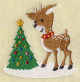 Reindeer and Christmas Tree