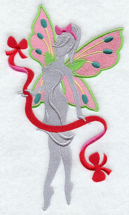 Silhouette Fairy - Ribbon