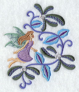 Jacobean Christmas Fairy - Mistletoe