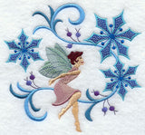 Jacobean Christmas Fairy - Wintry Flowers