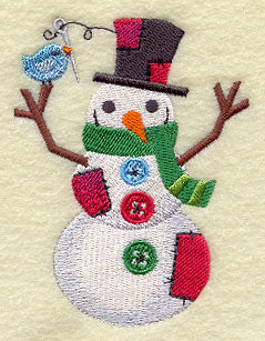 Patchwork Snowman