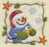Cozy Country Snowman - Hot Cocoa