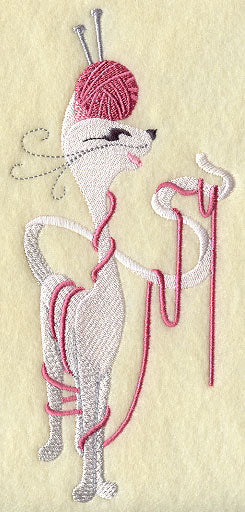 Knitting Kitty